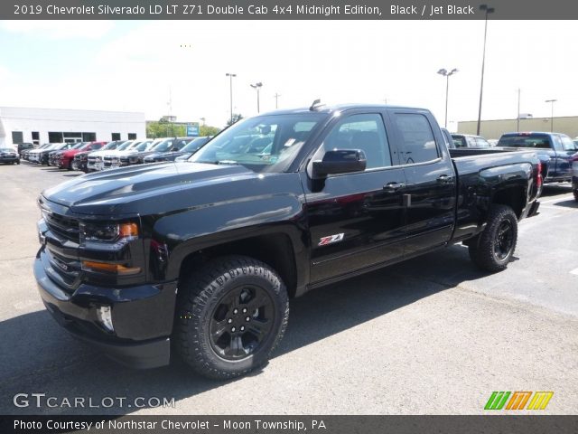 2019 Chevrolet Silverado LD LT Z71 Double Cab 4x4 Midnight Edition in Black
