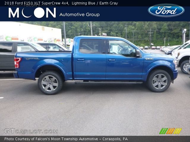 2018 Ford F150 XLT SuperCrew 4x4 in Lightning Blue
