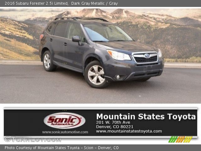 2016 Subaru Forester 2.5i Limited in Dark Gray Metallic