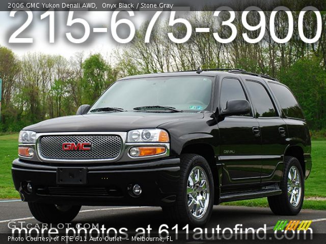 2006 GMC Yukon Denali AWD in Onyx Black