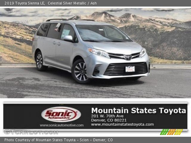 2019 Toyota Sienna LE in Celestial Silver Metallic