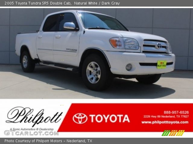 2005 Toyota Tundra SR5 Double Cab in Natural White