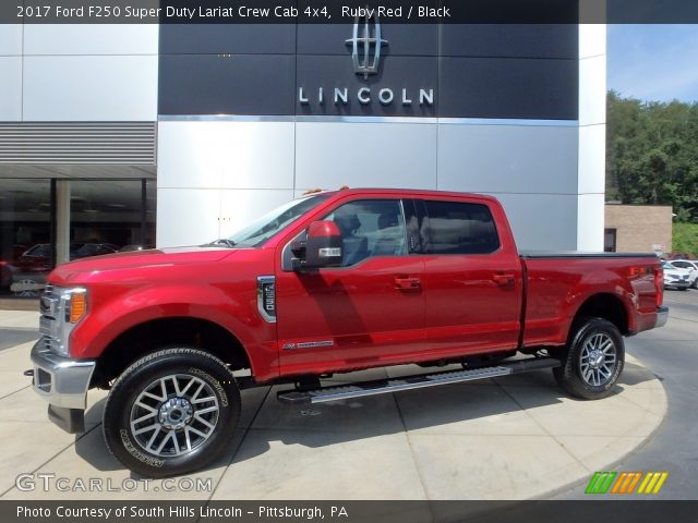 2017 Ford F250 Super Duty Lariat Crew Cab 4x4 in Ruby Red