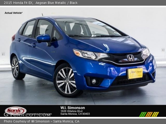 2015 Honda Fit EX in Aegean Blue Metallic