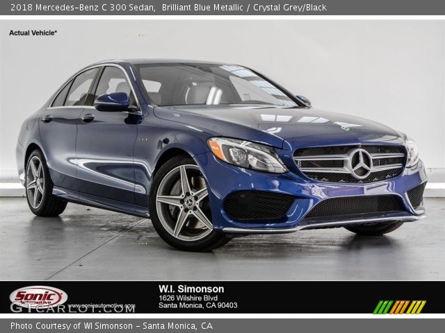 2018 Mercedes-Benz C 300 Sedan in Brilliant Blue Metallic