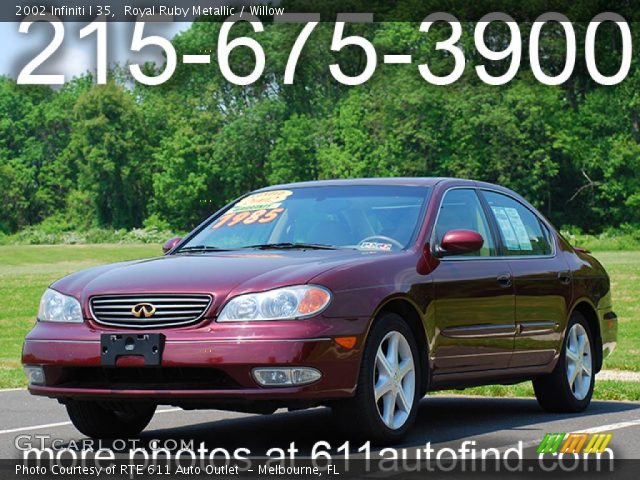 2002 Infiniti I 35 in Royal Ruby Metallic