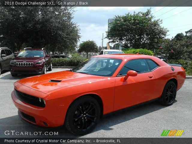 2018 Dodge Challenger SXT in Go Mango