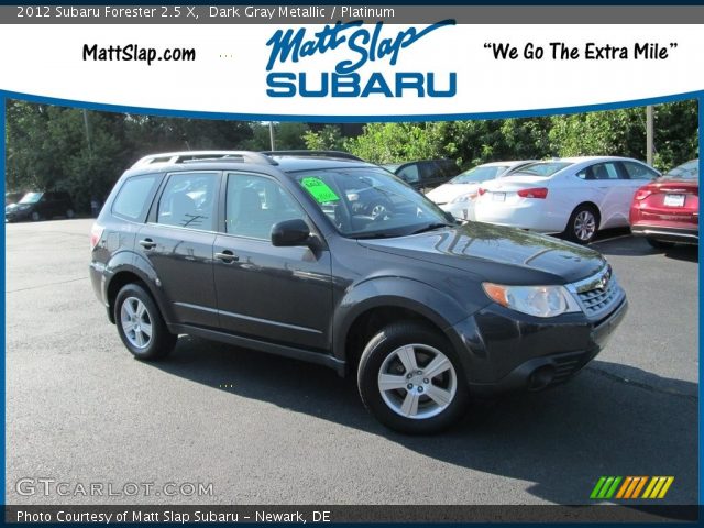 2012 Subaru Forester 2.5 X in Dark Gray Metallic