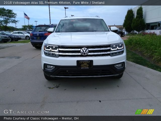 2018 Volkswagen Atlas SEL Premium 4Motion in Pure White