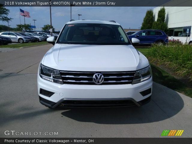2018 Volkswagen Tiguan S 4MOTION in Pure White