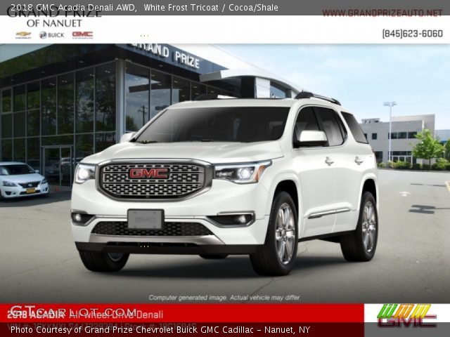 2018 GMC Acadia Denali AWD in White Frost Tricoat