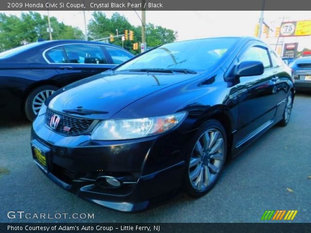 2009 Honda Civic Si Coupe in Crystal Black Pearl