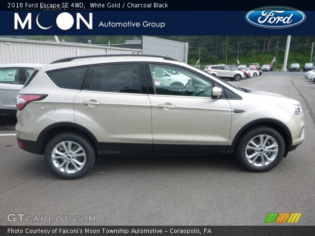 2018 Ford Escape SE 4WD in White Gold