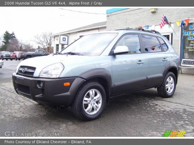 2006 Hyundai Tucson GLS V6 4x4 in Alpine Frost