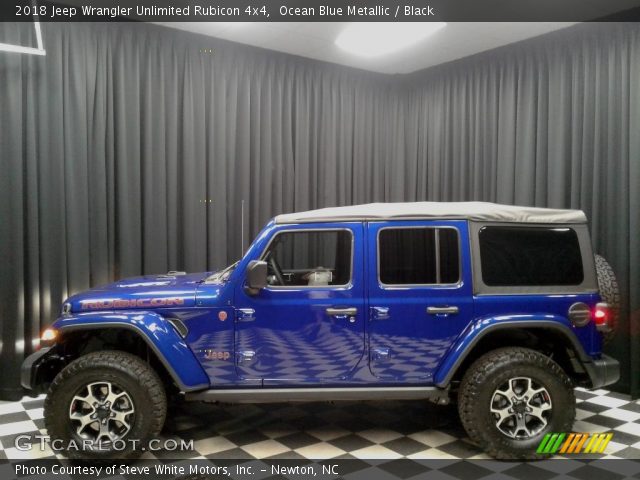 2018 Jeep Wrangler Unlimited Rubicon 4x4 in Ocean Blue Metallic
