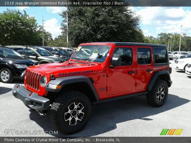 2018 Jeep Wrangler Unlimited Rubicon 4x4 in Firecracker Red