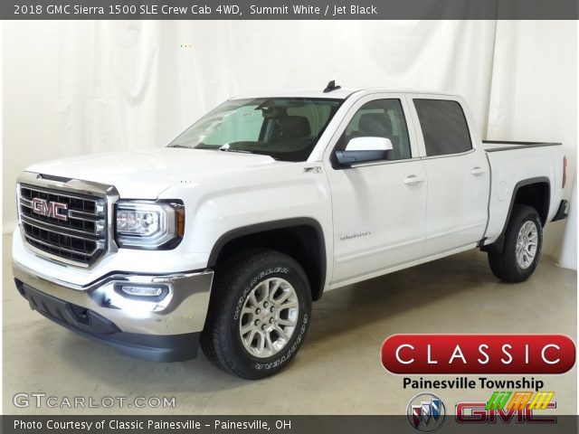 2018 GMC Sierra 1500 SLE Crew Cab 4WD in Summit White