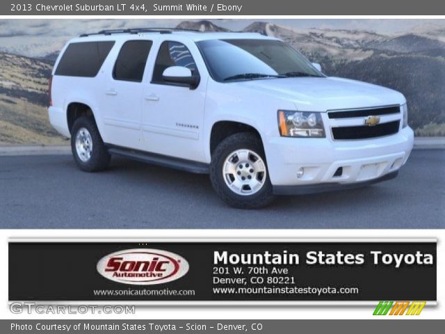 2013 Chevrolet Suburban LT 4x4 in Summit White