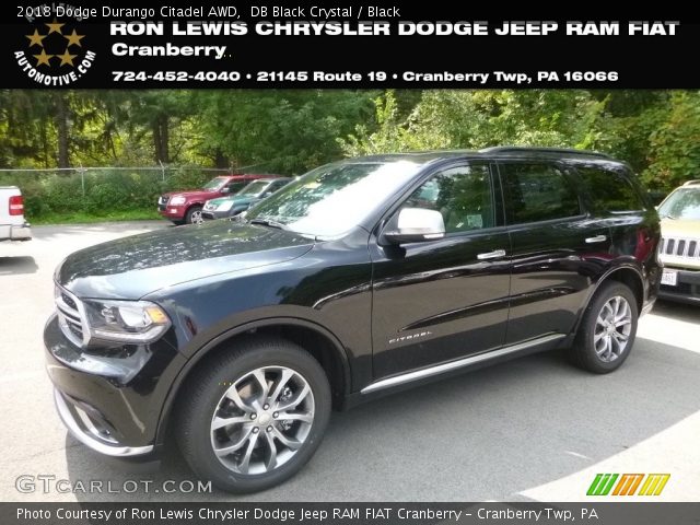 2018 Dodge Durango Citadel AWD in DB Black Crystal