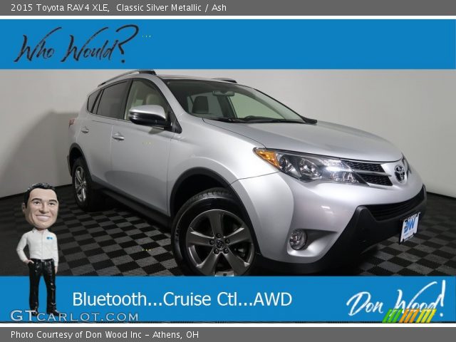 2015 Toyota RAV4 XLE in Classic Silver Metallic