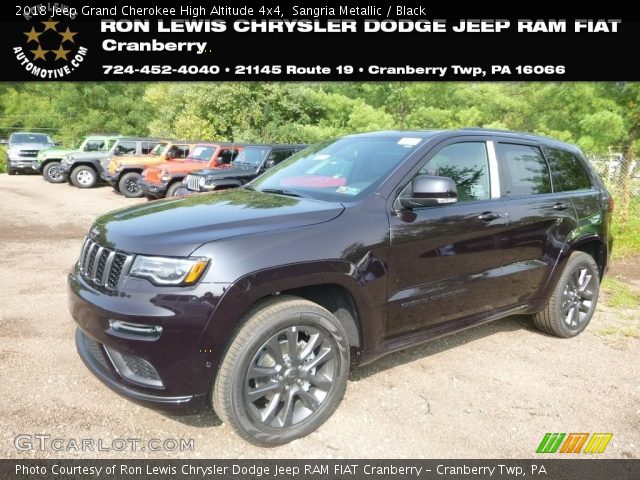 2018 Jeep Grand Cherokee High Altitude 4x4 in Sangria Metallic