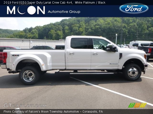 2019 Ford F350 Super Duty Lariat Crew Cab 4x4 in White Platinum