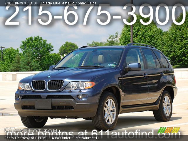 2005 BMW X5 3.0i in Toledo Blue Metallic