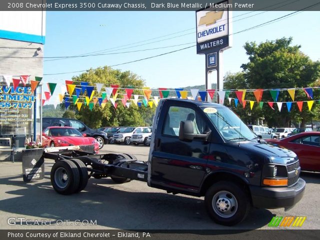 2008 Chevrolet Express 3500 Cutaway Chassis in Dark Blue Metallic