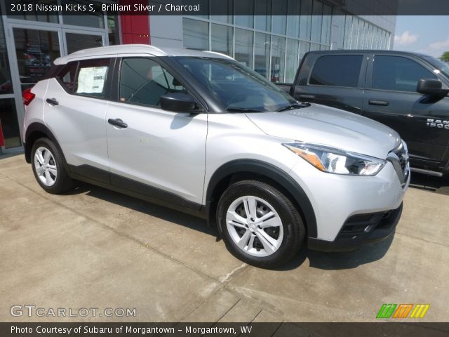2018 Nissan Kicks S in Brilliant Silver