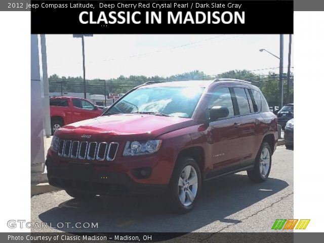 2012 Jeep Compass Latitude in Deep Cherry Red Crystal Pearl
