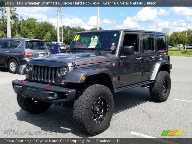 2016 Jeep Wrangler Unlimited Rubicon Hard Rock 4x4 in Granite Crystal Metallic