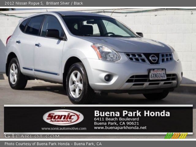 2012 Nissan Rogue S in Brilliant Silver
