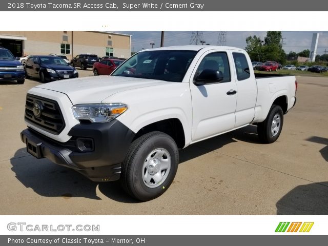 2018 Toyota Tacoma SR Access Cab in Super White