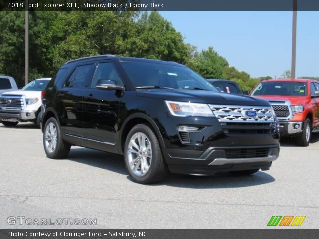 2018 Ford Explorer XLT in Shadow Black