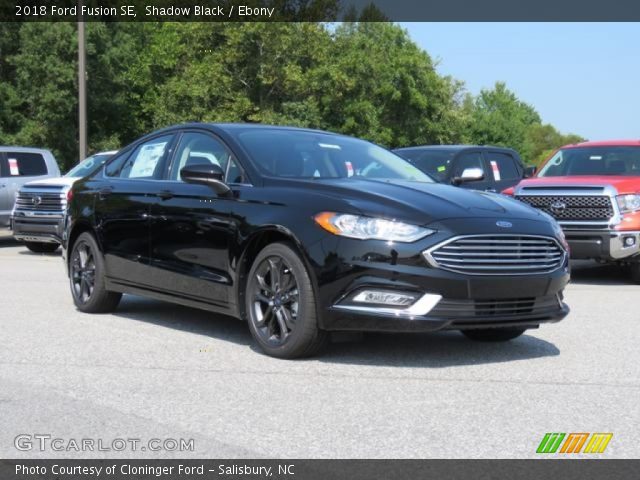 2018 Ford Fusion SE in Shadow Black