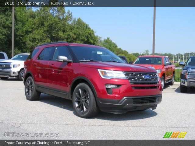 2018 Ford Explorer XLT in Ruby Red