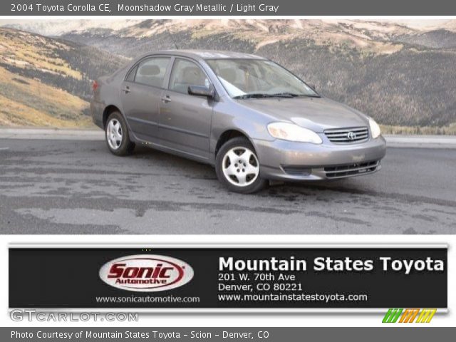 2004 Toyota Corolla CE in Moonshadow Gray Metallic