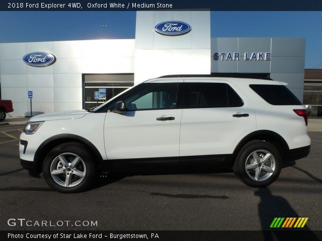 2018 Ford Explorer 4WD in Oxford White