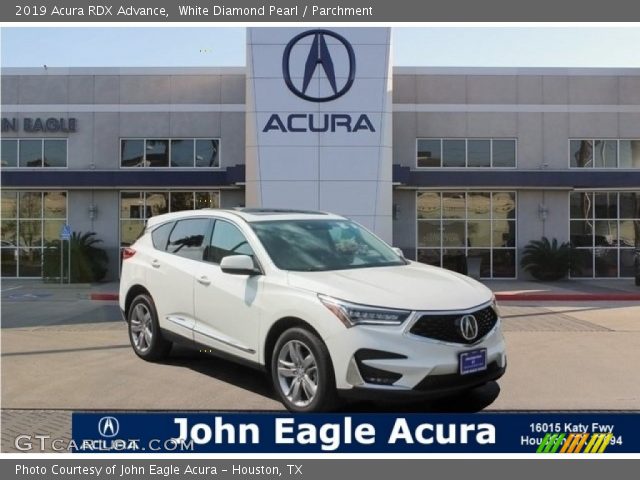 2019 Acura RDX Advance in White Diamond Pearl