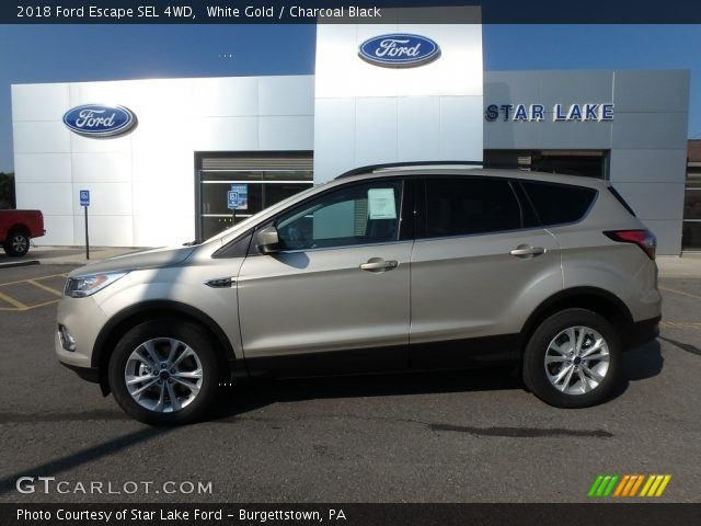 2018 Ford Escape SEL 4WD in White Gold