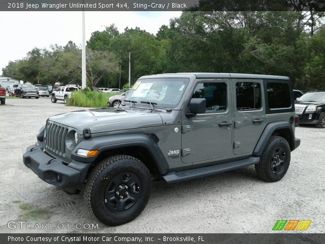 2018 Jeep Wrangler Unlimited Sport 4x4 in Sting-Gray