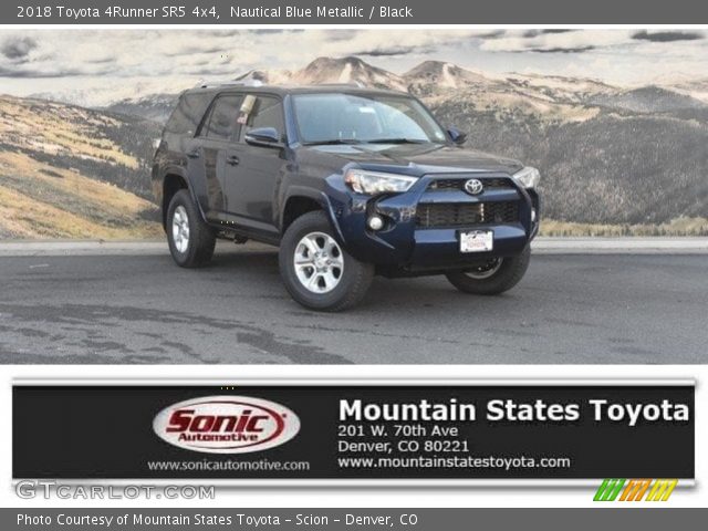 2018 Toyota 4Runner SR5 4x4 in Nautical Blue Metallic