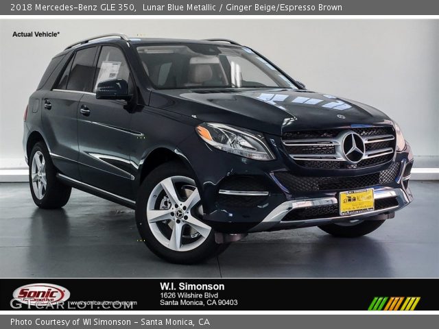 2018 Mercedes-Benz GLE 350 in Lunar Blue Metallic