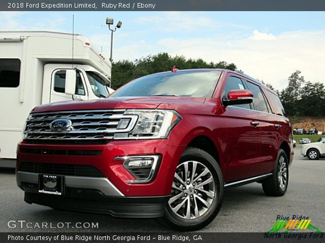 2018 Ford Expedition Limited in Ruby Red