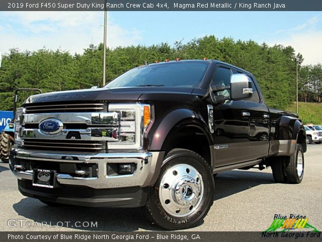 2019 Ford F450 Super Duty King Ranch Crew Cab 4x4 in Magma Red Metallic