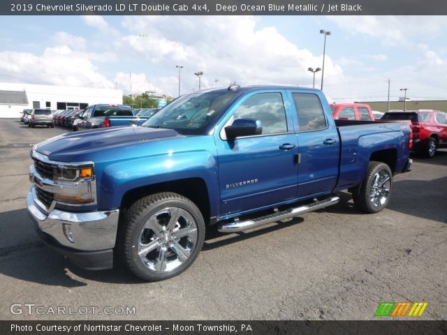2019 Chevrolet Silverado LD LT Double Cab 4x4 in Deep Ocean Blue Metallic