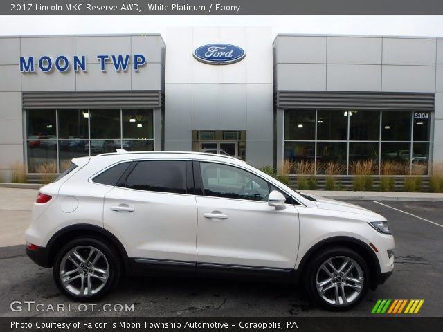 2017 Lincoln MKC Reserve AWD in White Platinum