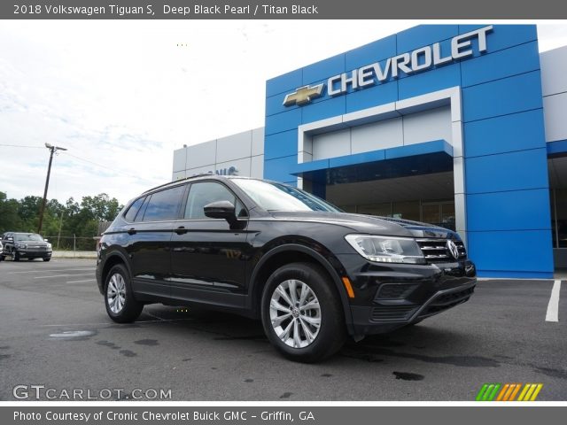 2018 Volkswagen Tiguan S in Deep Black Pearl
