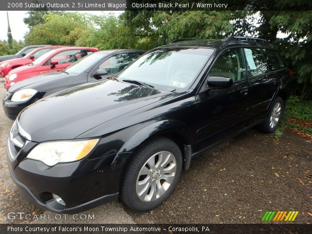 2008 Subaru Outback 2.5i Limited Wagon in Obsidian Black Pearl