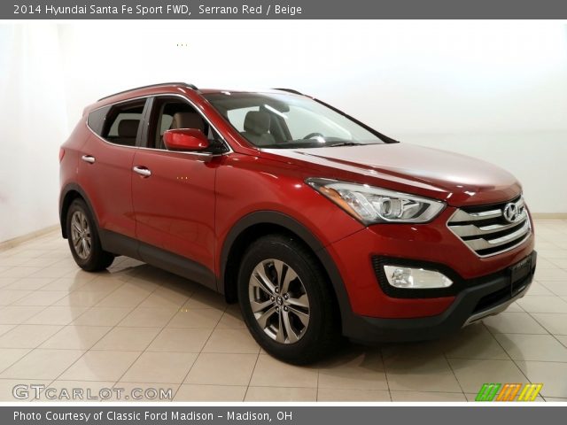 2014 Hyundai Santa Fe Sport FWD in Serrano Red